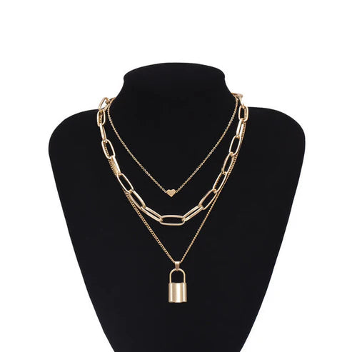 Stylish Necklace Multi Layer