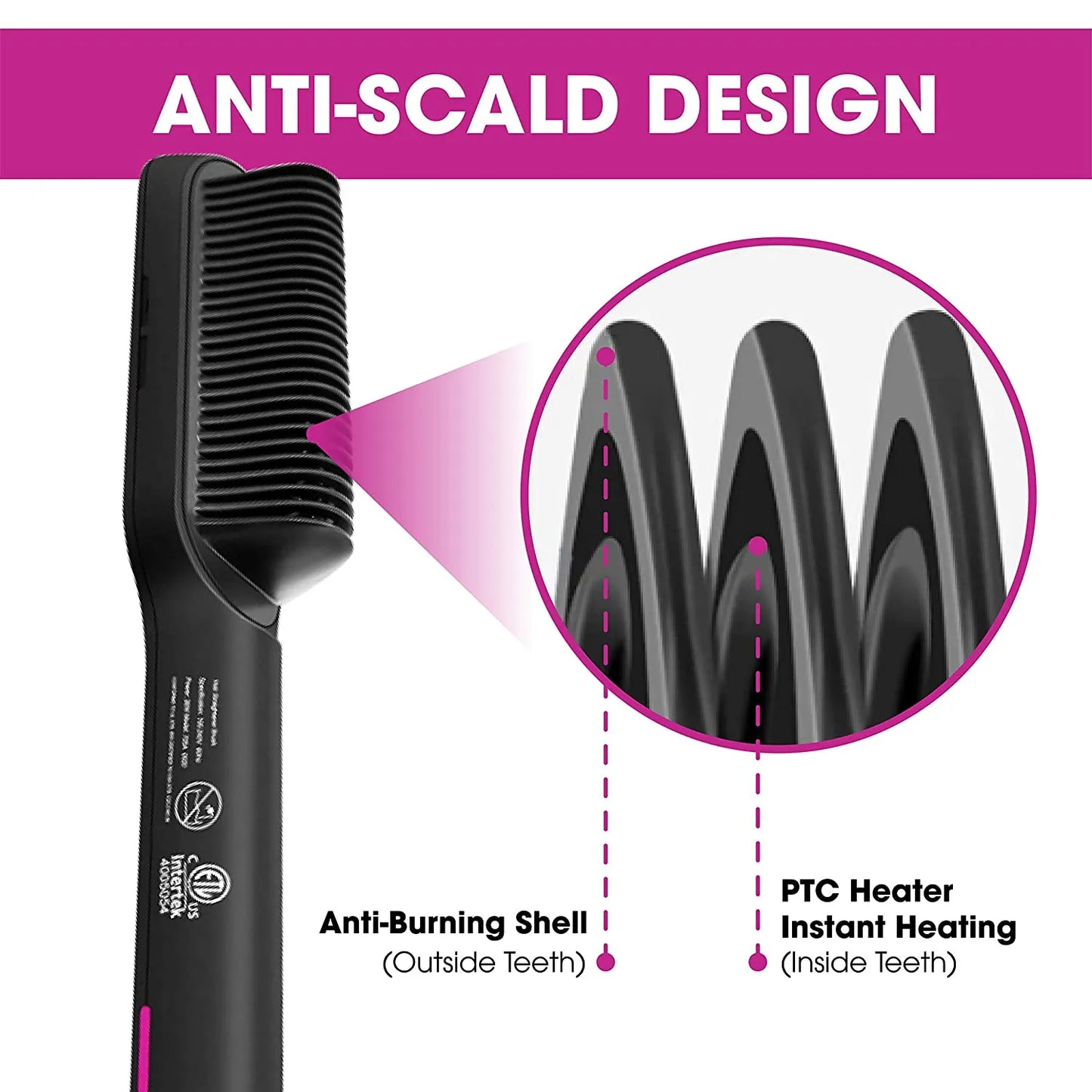 Hair Straightener Brush